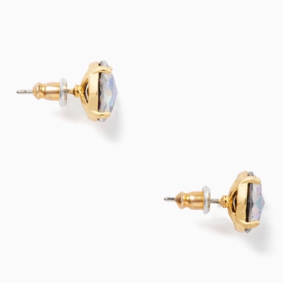 🆕 Kate Spade ♠️ New York Bright Ideas Sparkly Stud Earrings NWT New! Jet - Picture 2 of 6